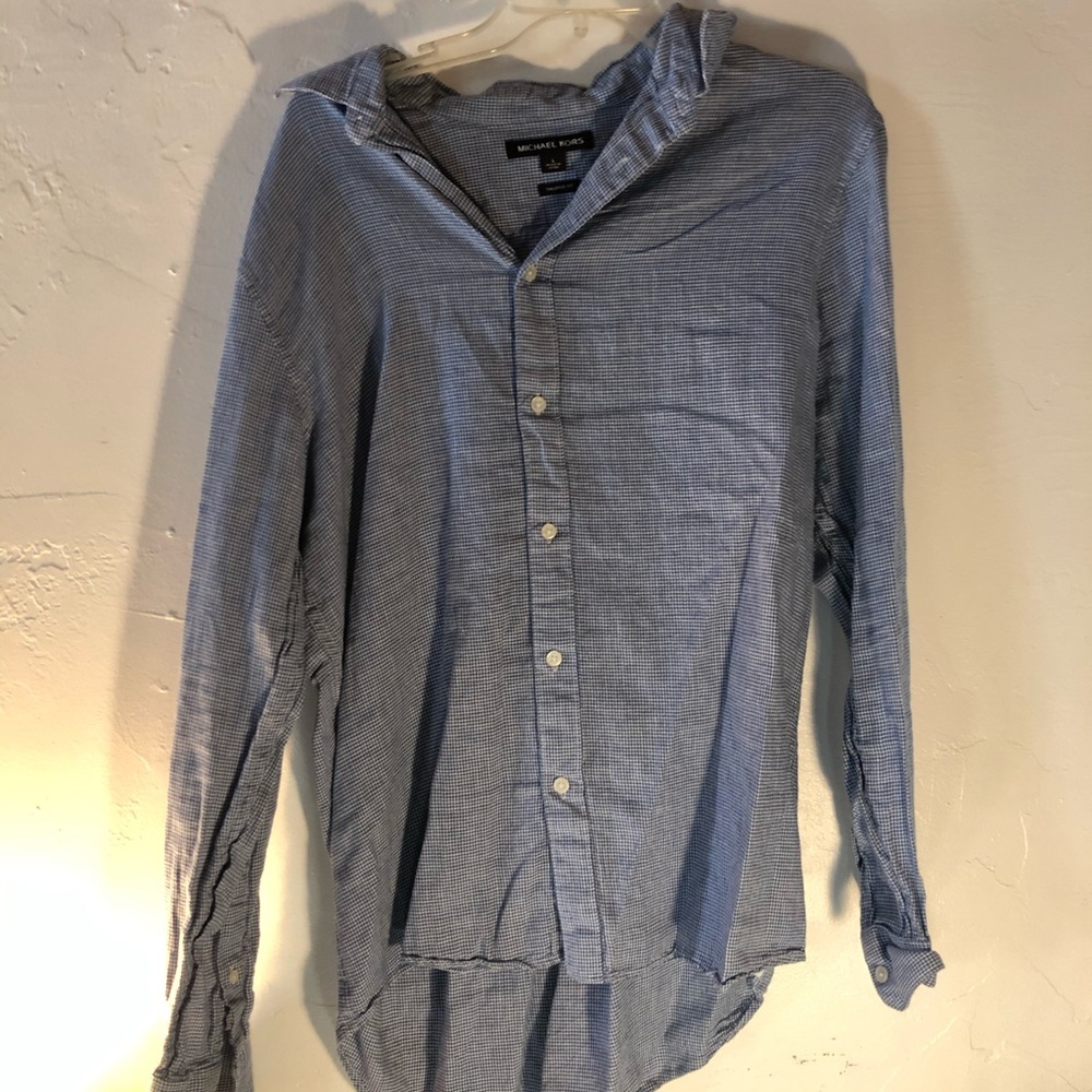 Michael Kors size L long sleeve casual button down